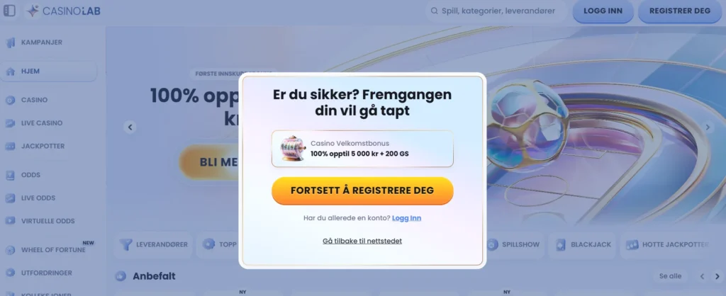 live casino norge