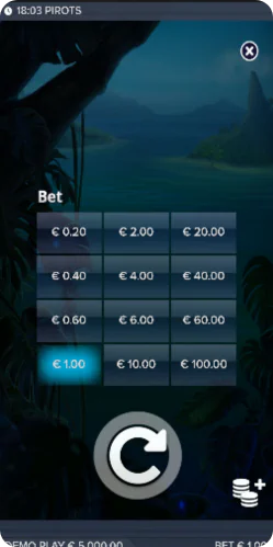Pirots plassere et spill