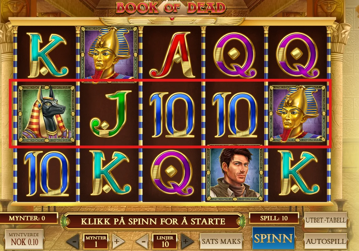 Slot book of dead