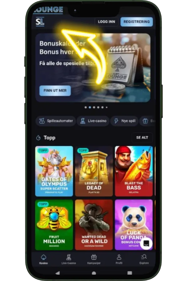 Velg et lisensiert casino for å spille Mega Joker